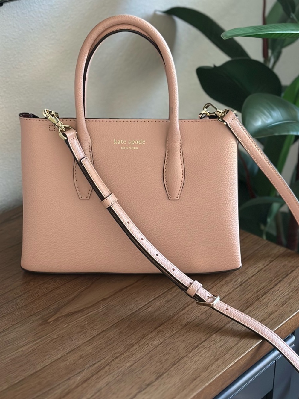 Kate Spade ♠️ Rosy Cheeks Small Satchel - Like New! See Video! - Picture 3 of 11